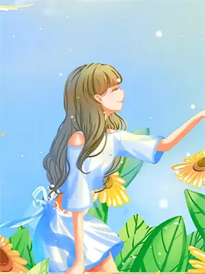 女人和小黑狗握手