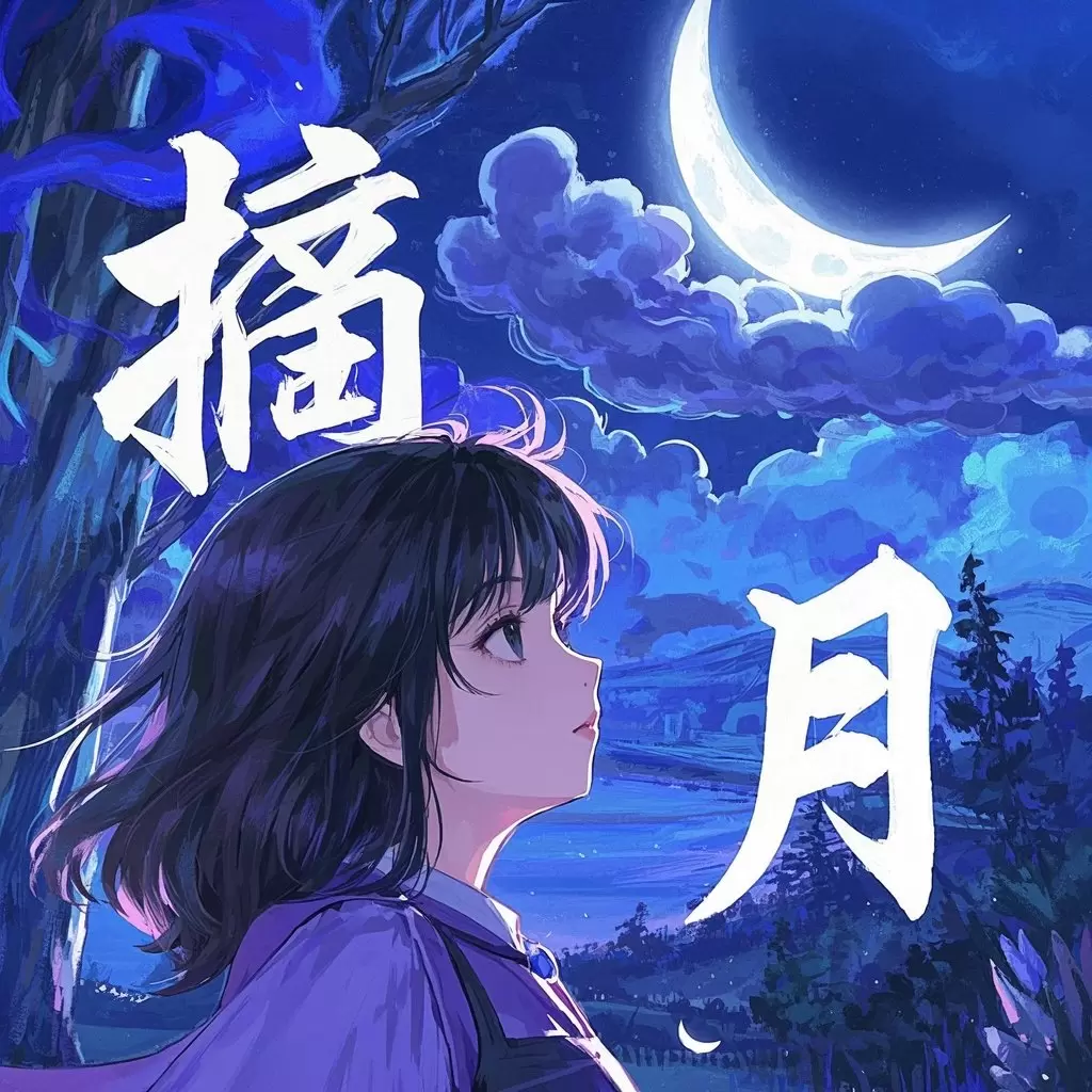 摘月